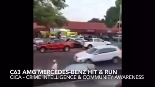 Drifting gone wrong in Durban South Africa - C63 AMG Mercedes-Benz crashes after showing off