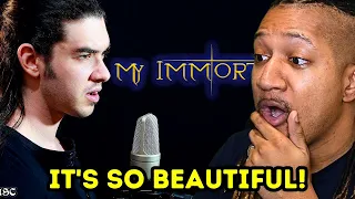 Reaction to Dan Vasc - My Immortal (EVANESCENCE Male Cover)