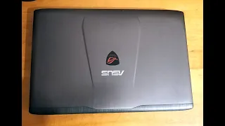 Asus ROG GL552VW - Full Disassembly, SSD support types, Cleaning tips