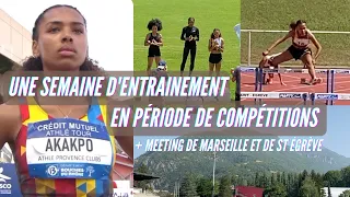 Vlog athlétisme : une semaine d'entrainement en période de compétition