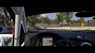 ACC Mount panorama Audi R8 GT3 Evo 2:01.630 Onboard + Pedal Inputs