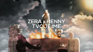 ZERA x HENNY - TVOJE IME | Prod. by Jhinsen [speed up]