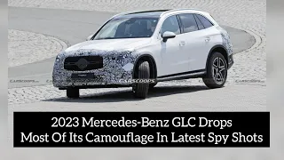 2023 Mercedes-Benz GLC Drops Most Of Its Camouflage In Latest Spy Shots