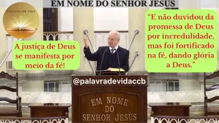 CULTO ONLINE CCB - 01/06/2024 - PALAVRA  ROMANOS 4