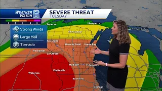 Severe storms to hit Wisconsin tonight: Damaging winds and potential tornadoes