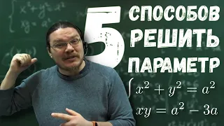 ✓ Пять способов решить задачу с параметром | ЕГЭ-2018. Задание 18. Математика | Борис Трушин