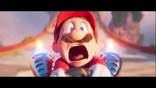 Mario movie trailer 2 but Mario SCREAMING