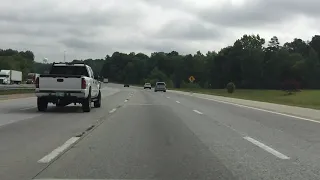 Interstate 85 - North Carolina (Exits 76 to 87) northbound