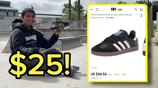 Skating in $25 Adidas from DHgate!