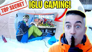 CONSTRUIMOS SALA GAMING SECRETA EN UN IGLU