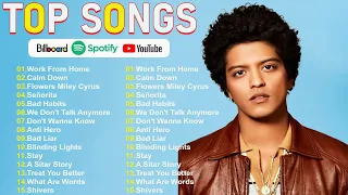 Bruno Mars, Adele, The Weeknd, Maroon 5, Miley Cyrus, Ed Sheeran, Selena Gomez 🎶Best Pop Music 2024