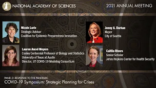 Pre-recorded Talk: Strategic Planning for Crises (Panel 2: Response to the Pandemic)