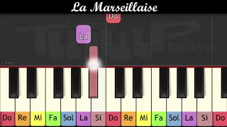 Apprendre "La Marseillaise" au piano (très facile pour enfants ou débutants)