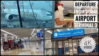 Departure From Dubai International Airport | Dubai Terminal 3 Departures || The Exotic Traveller