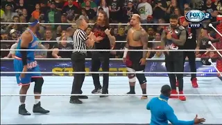 Solo Sikoa Vs Angelo Dawkins - WWE Raw 03/10/2022 (En Español)