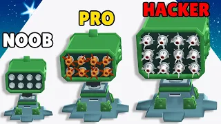 NOOB vs PRO vs HACKER in Bomb Upgrade Rush