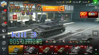 world of tanks blitz | gameplay | PZ IV G | german tanks