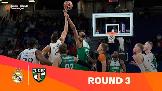 Real Madrid-Zalgiris Kaunas | Round 3 Highlights | 2023-24 Turkish Airlines EuroLeague