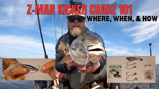 Where, When, & How To Fish With Z-Man Kicker CrabZ