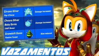 Vazamentos e o pack de balanceamento da atualização do Sonic forces! [Sonic Forces Speed Battle]