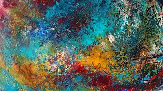 SIMPLE Abstract Acrylic Painting Techniques On Canvas / Catalyst Wedge