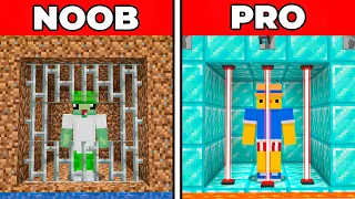 PRISÃO DE NOOB VS PRISÃO DE PRO !