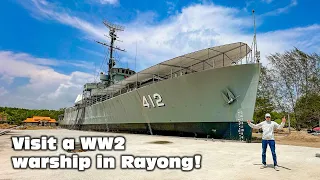 HTMS Prasae: Visit a WW2 Warship turned into a giant monument in Rayong!