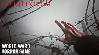 Ad Infinitum - Trenches of World War I - Full Game Walkthrough Part 1 | Psychological Horror Game