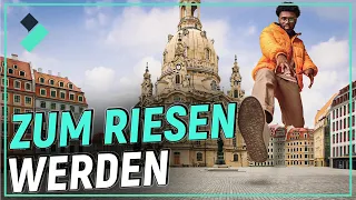 Wie man in einem Video zum RIESEN wird | Filmora 12 Tutorial Forced Perspective