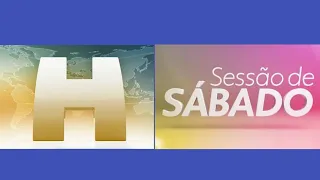 (TRANSIÇÃO/MONTAGEM) Encerramento Jornal Hoje e Início da Sessão de Sábado em 2021