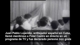 Secuencia del incidente entre Lojendio y Castro