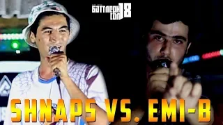 БАТТЛЕРИ СОЛ 2018, Emi-B vs. Shnaps (RAP.TJ)