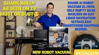 Shark AI Ultra Robot VacuumXL SelfEmpty 60Day LIDAR UltraClean Set-up Features Walk-through Review💯