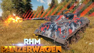 Rheinmetall Panzerwagen • НАСВЕТИЛ 15К УРОНА • WoT Gameplay