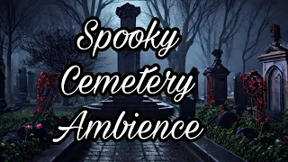 Halloween ambience - Cemetery at night