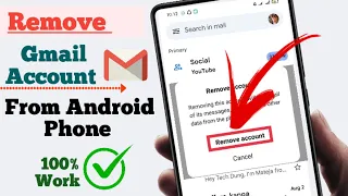 How to Remove Gmail Account from Android Phone 2023 || Remove Google Account from Android Phone