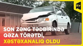 Ucarda Son Zəng tədbirinə gedən məzun qəza törətdi, xəsarət alanlar var