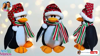 🔴How to Make CHRISTMAS PENGUINS, Tutorial with Art in Your Hands