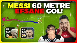 L.MESSI 60 METRE İNANILMAZ GOL! 😱 ICARDI VS DZEKO CEZA SAHASINA CHALLENGE! EFOOTBALL 2024 MOBİLE