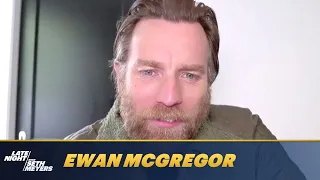 Seth Confronts Ewan McGregor About a Harrowing Clip of a Guillemot Falling Off a Cliff