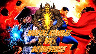 mortal kombat vs dc universe superman vs raiden vs dark Kahn ending gameplay