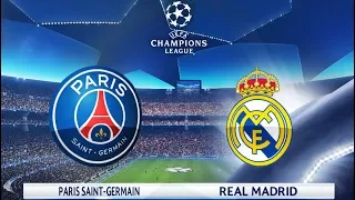 PSG VS REAL MADRID - Ronaldo best tricks/ skills - UEFA Champions League 2018 - PES gameplay HD