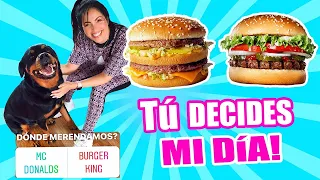 TÚ DECIDES MI DÍA! 😱 Ropa, Comida, Juegos 🔥 Hago todo lo que Eligen mis Seguidores 😅 SandraCiresArt