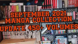 SEPTEMBER 2021 MANGA COLLECTION UPDATE 450+ VOLUMES