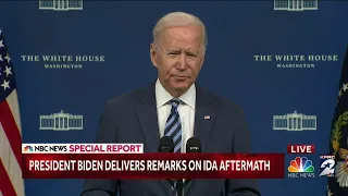 NBC Special Report: President Biden delivers remarks on Ida aftermath
