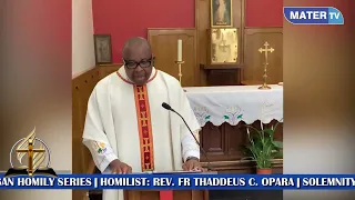 Homily for Solemnity of the Most Holy Trinity , Year B, by Rev. Fr Thaddeus C. Opara, May 26, 2024