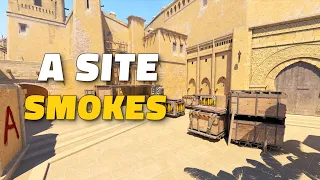 CS2 Mirage A site Smokes