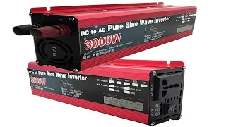 Pure Sine Wave 3000W 220V Solar Car Inverter Review