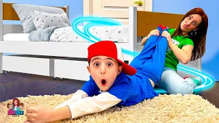 DeeDee Tries to get Matteo to Sleep | Funny Video For Kids