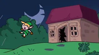 Zelda A Link Past - SPEEDRUN - WR 1:40! - Animated FUNNY by eXcrem